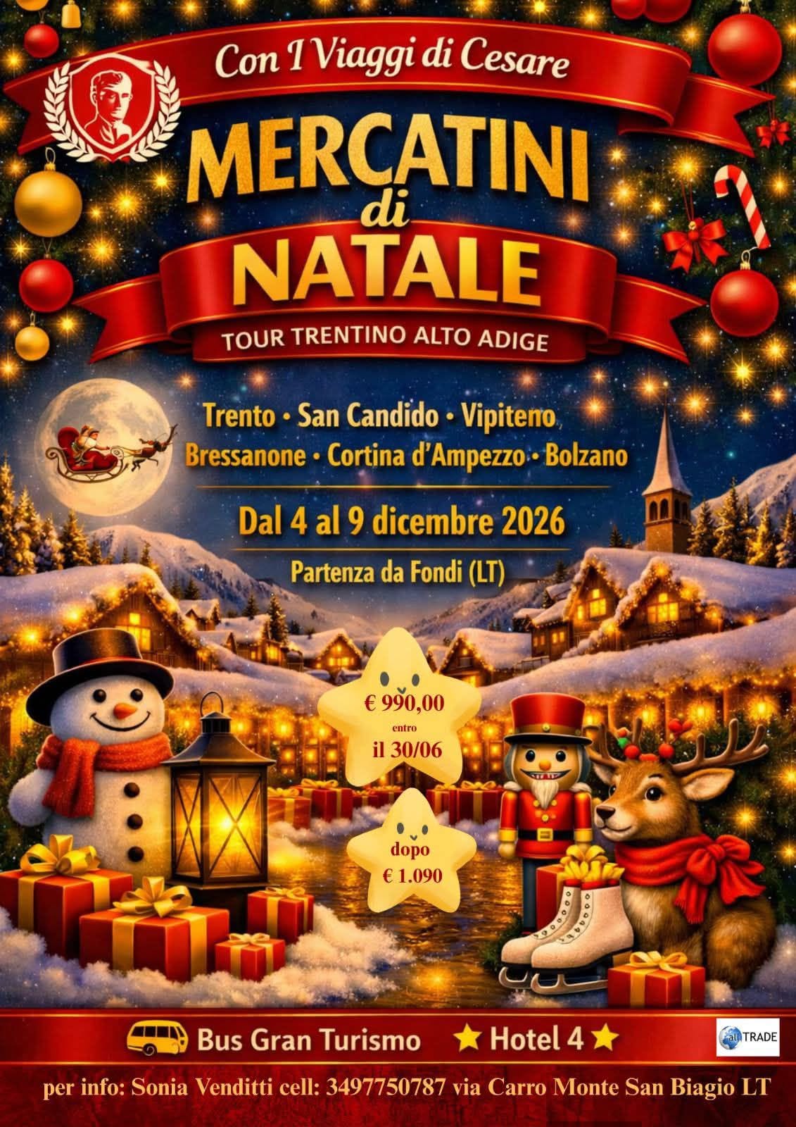 Mercatini di Natale — Tour Trentino Alto Adige