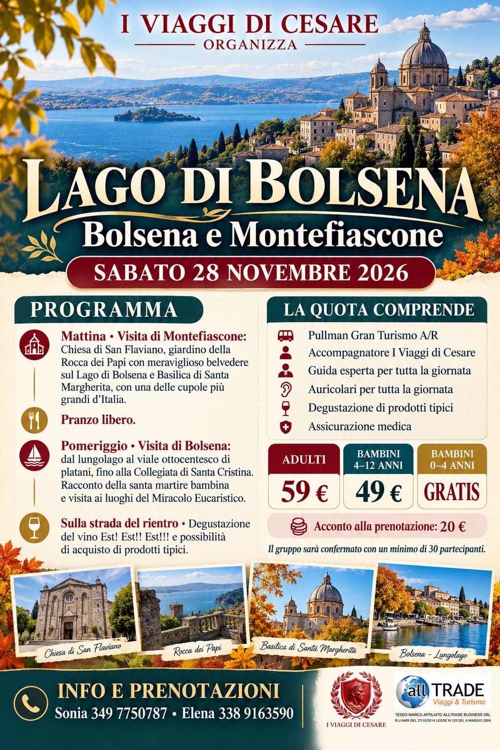 Lago di Bolsena — Bolsena e Montefiascone