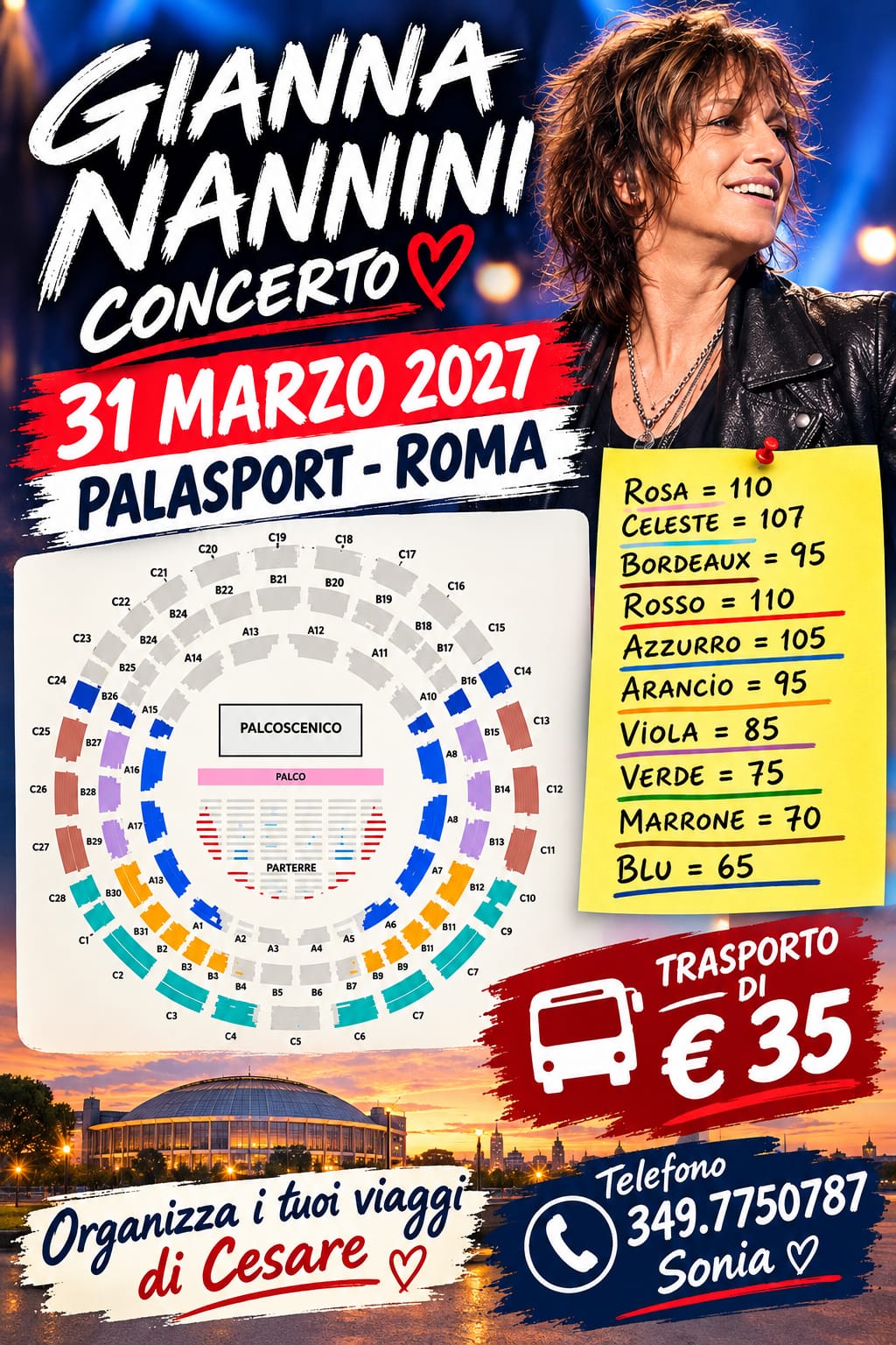 Gianna Nannini in concerto — Palasport, Roma