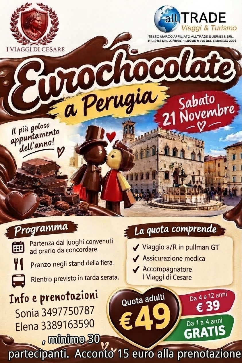 Eurochocolate a Perugia
